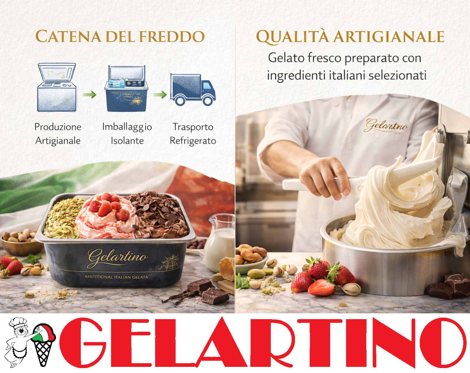 Gelato artigianale Gelartino